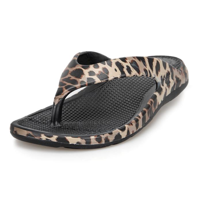 totes® SOLBOUNCE Ladies Toe Post Animal Print Extra Image 2